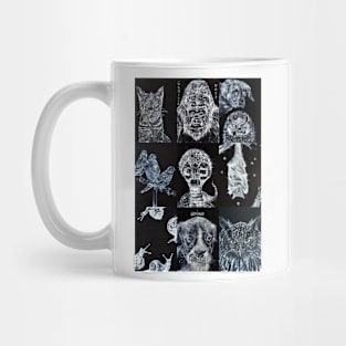 NINE ANIMALS - version 3 Mug